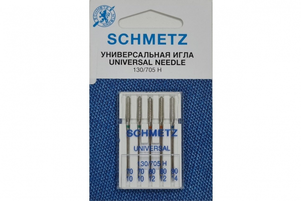 Иглы Schmetz универсальные (70x2, 80x2, 90x1), 5 шт в Нерехте