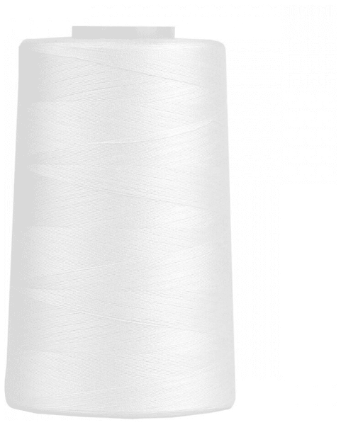 Нитки Sewing Thread 40/2 5000 ярд. цвет - белый 100% п/э в Нерехте