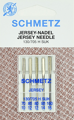Иглы Schmetz джерси 130/705 H SUK (70x1, 80x2, 90x1, 100x1) 5 шт в Нерехте