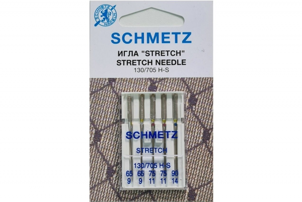 Иглы Schmetz стрейч combi (65x2, 75x2, 90x1), 5 шт в Нерехте
